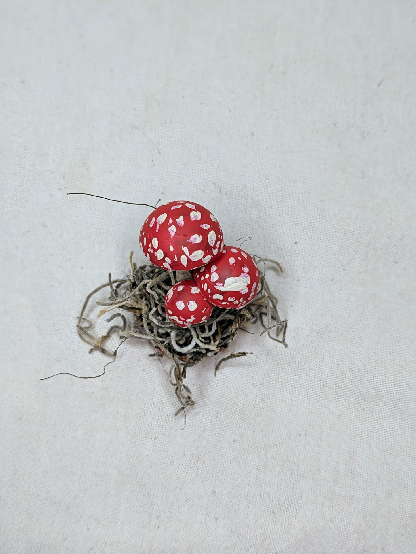 Fly Agaric Mushroom Knick Knack - Red - Amanita Muscaria