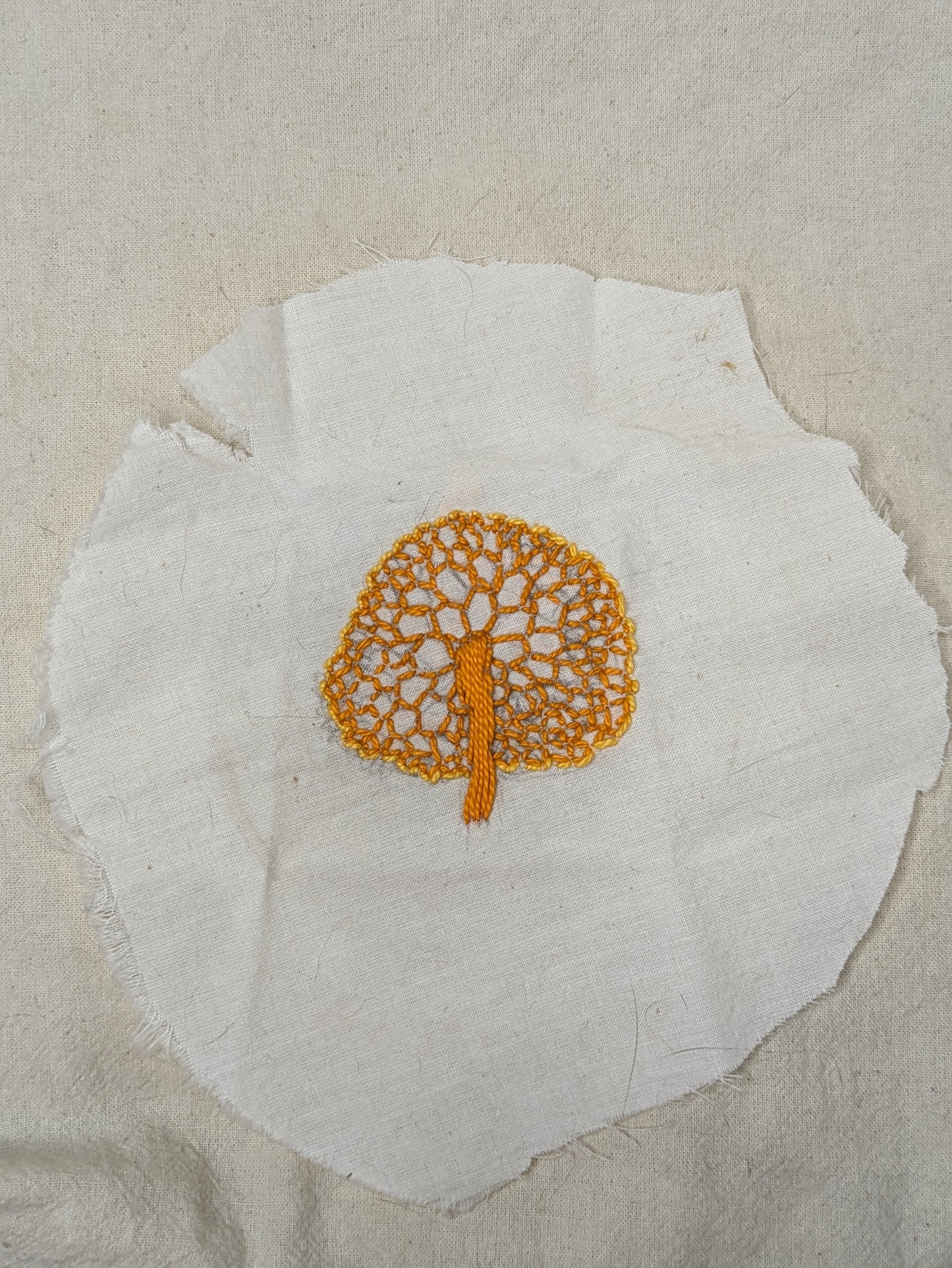 Mushroom Appliques, wide variety - original designs - hand embroidered | chanterelle, veiled, stinkhorn, pink, turkey tail, lion's mane, chicken of the woods, cup, webbed