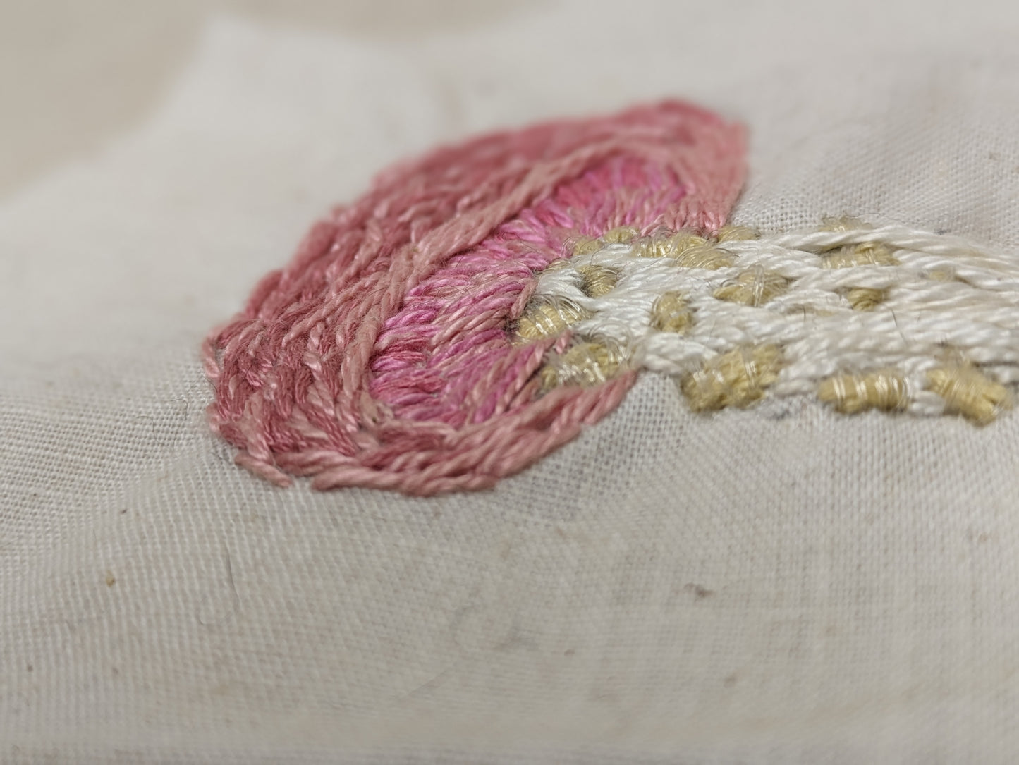Mushroom Appliques, wide variety - original designs - hand embroidered | chanterelle, veiled, stinkhorn, pink, turkey tail, lion's mane, chicken of the woods, cup, webbed