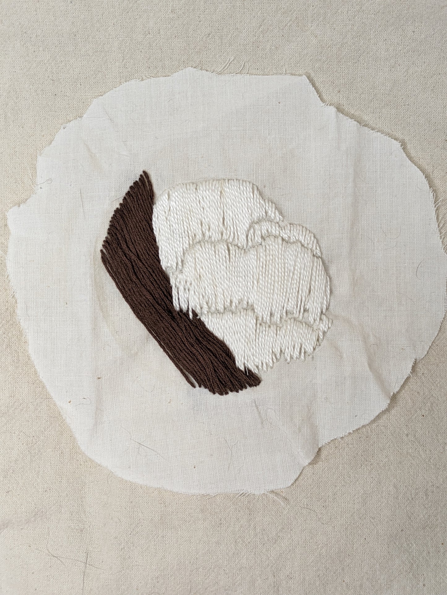 Mushroom Appliques, wide variety - original designs - hand embroidered | chanterelle, veiled, stinkhorn, pink, turkey tail, lion's mane, chicken of the woods, cup, webbed