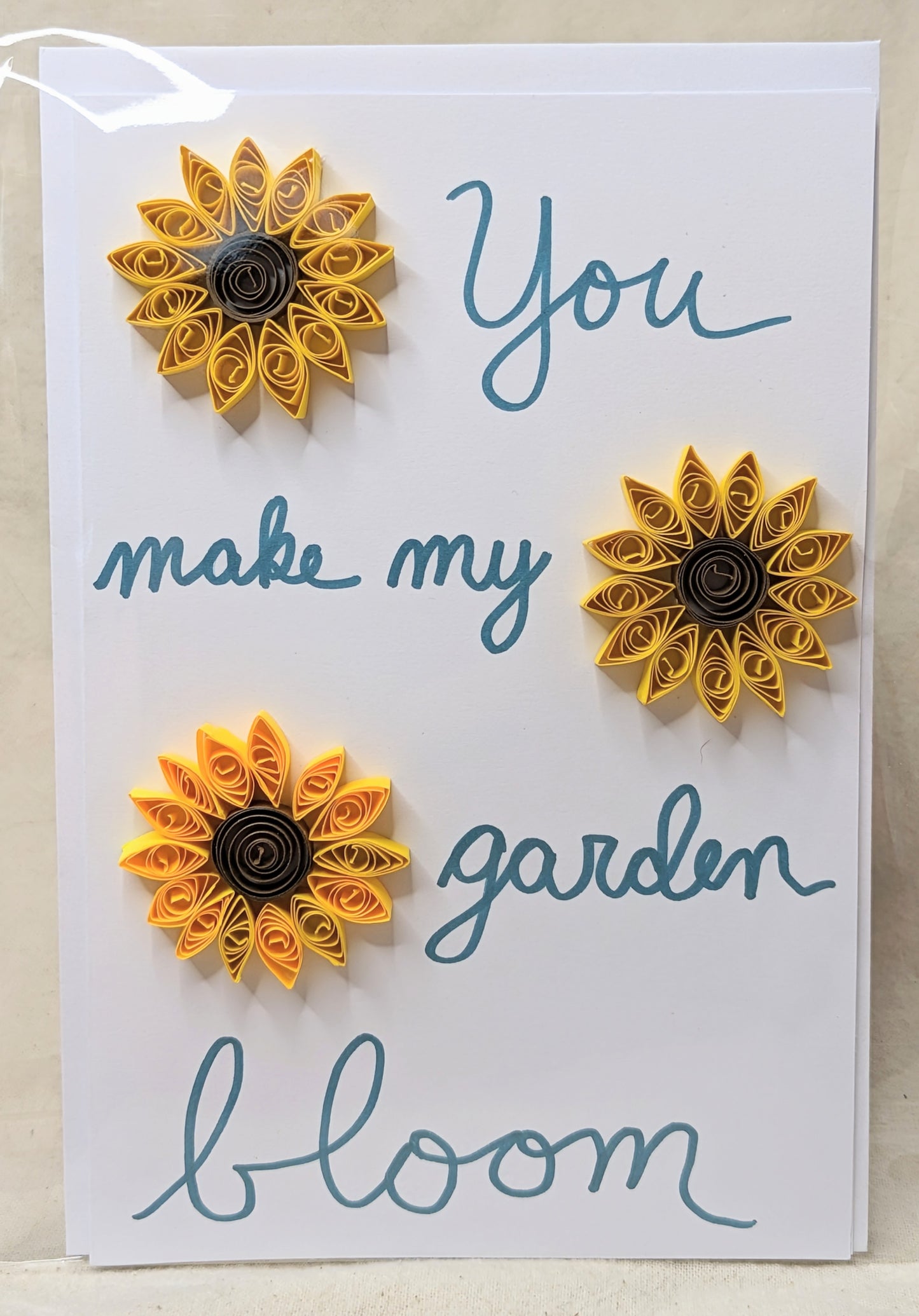 You Make My Garden Bloom - Greeting Card - Blank Inside