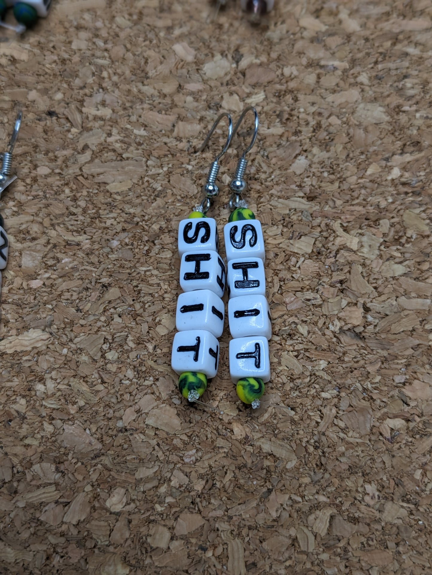 Irreverent Earrings - four letter words, girl bye, nah, I♥️tits, I♥️boobs, I♥️booty, I♥️butts, custom