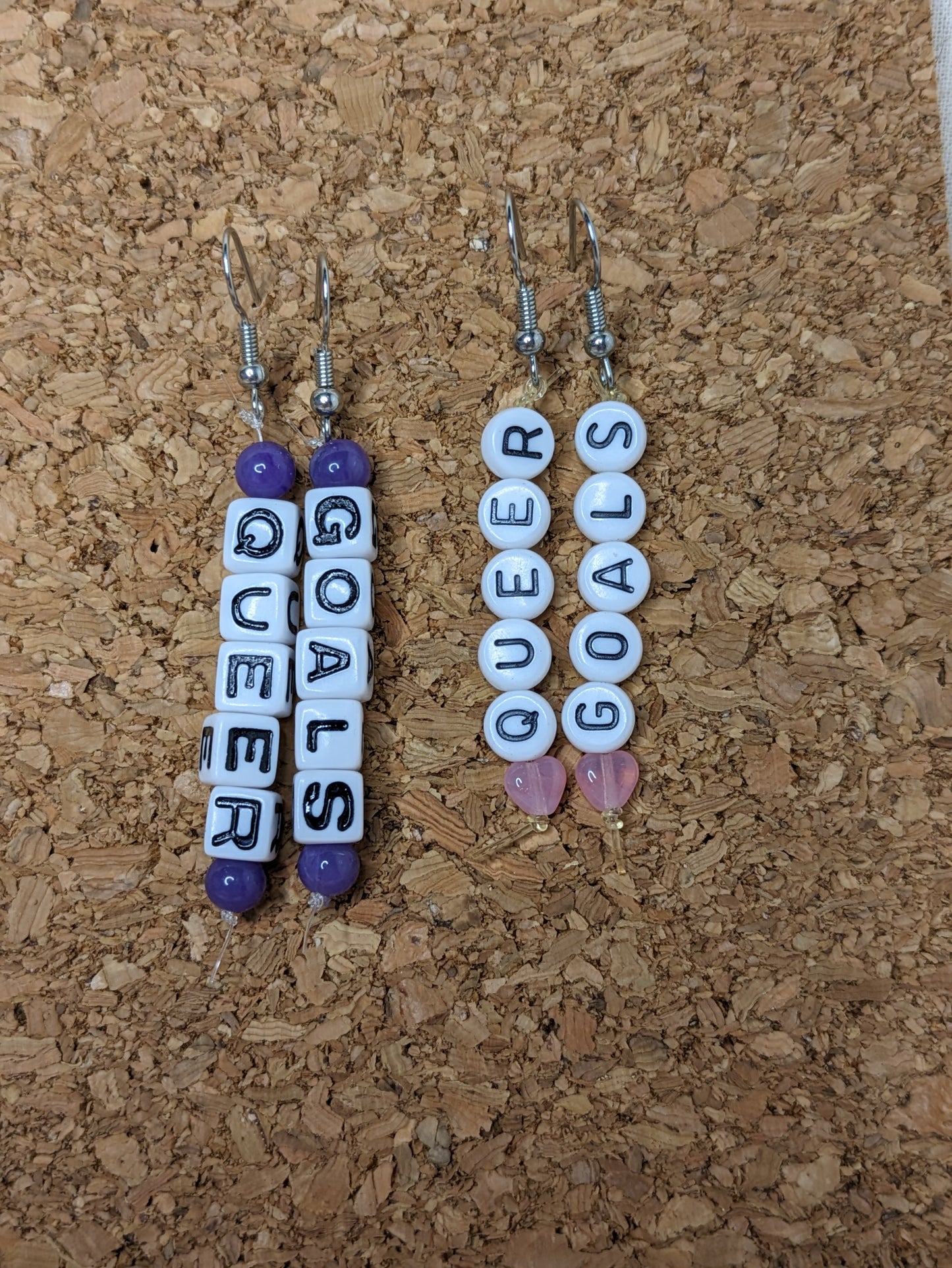 LGBT Bead Earrings - ALL labels/terms available!