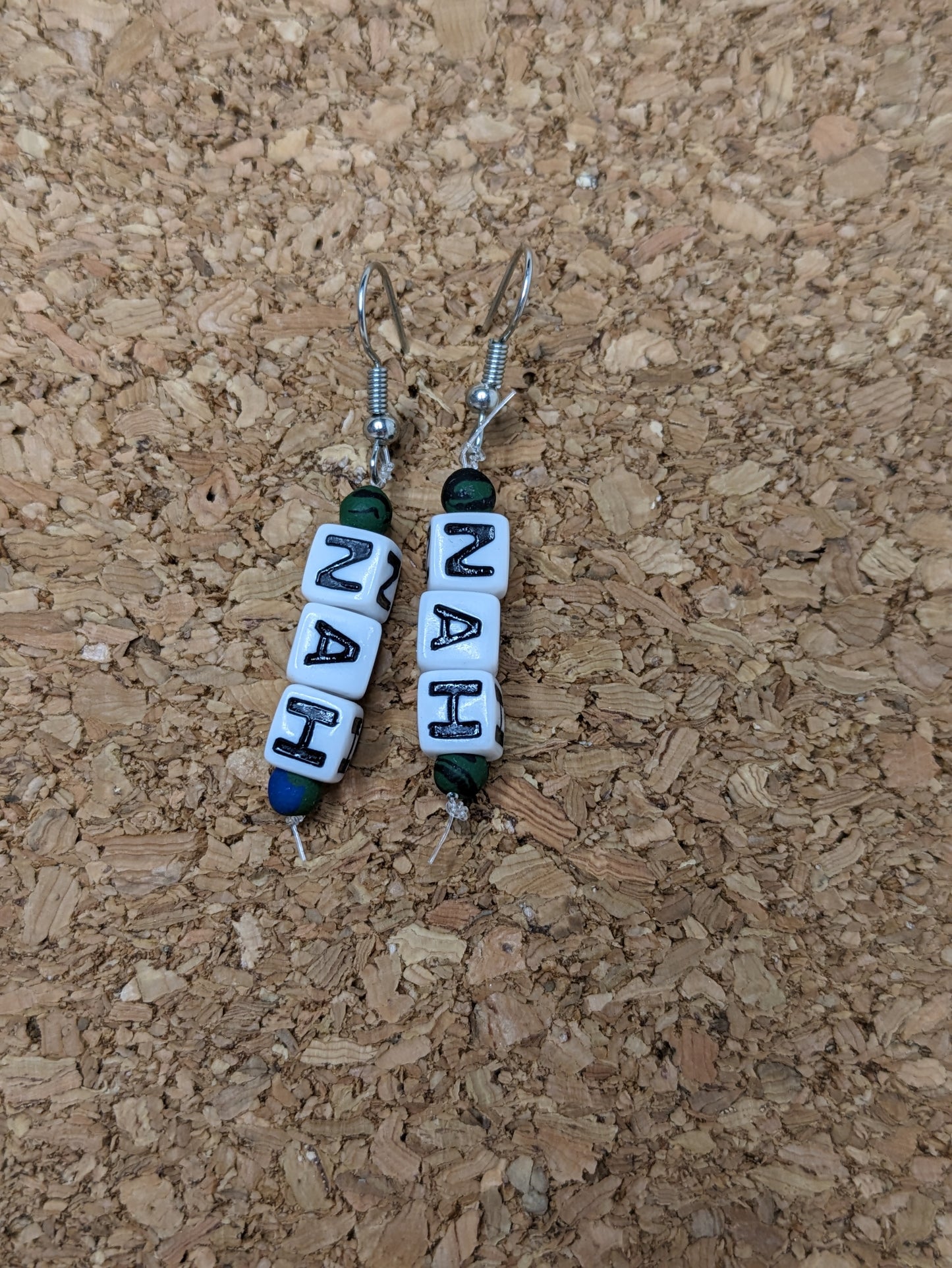 Irreverent Earrings - four letter words, girl bye, nah, I♥️tits, I♥️boobs, I♥️booty, I♥️butts, custom