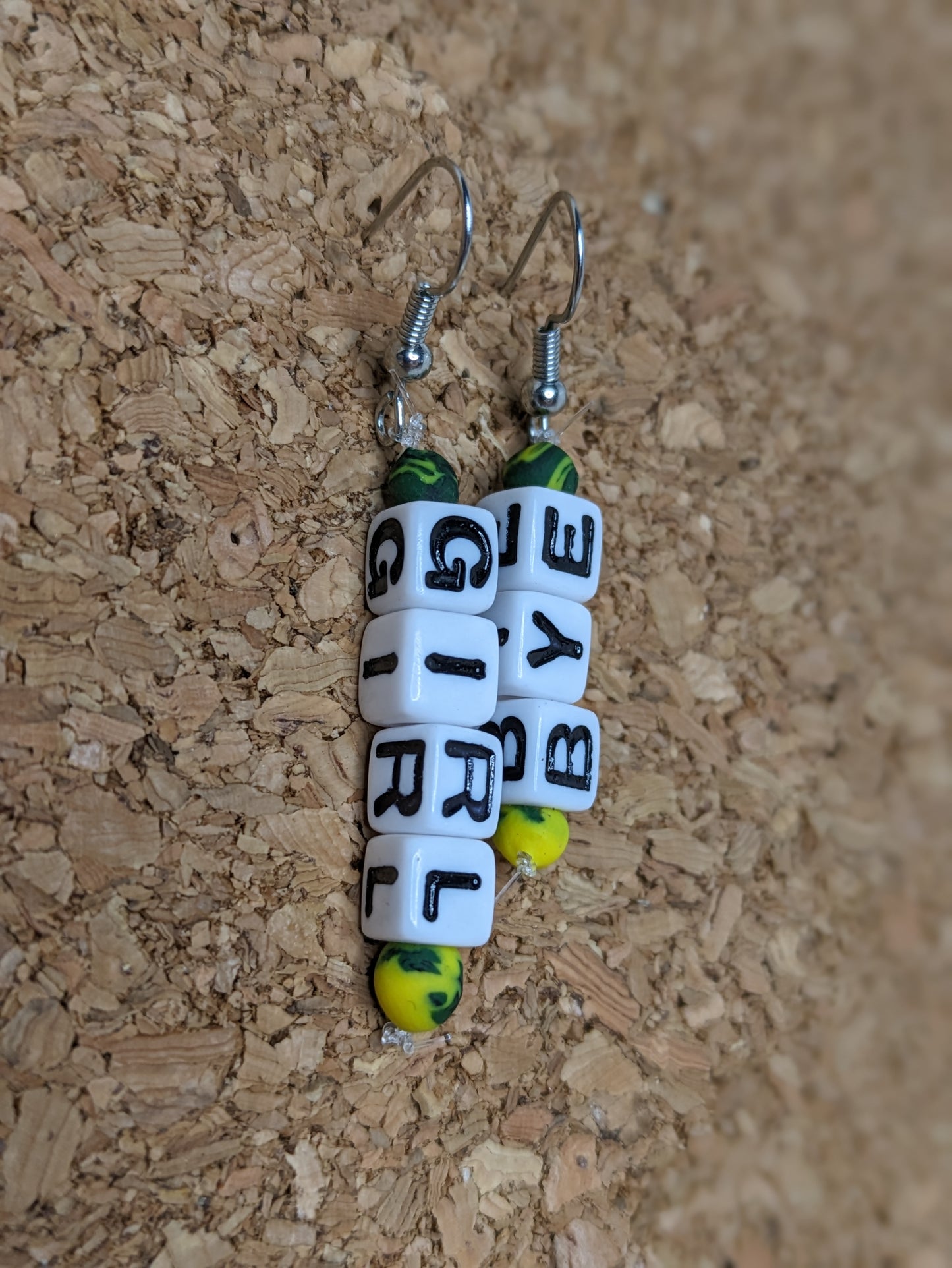 Irreverent Earrings - four letter words, girl bye, nah, I♥️tits, I♥️boobs, I♥️booty, I♥️butts, custom