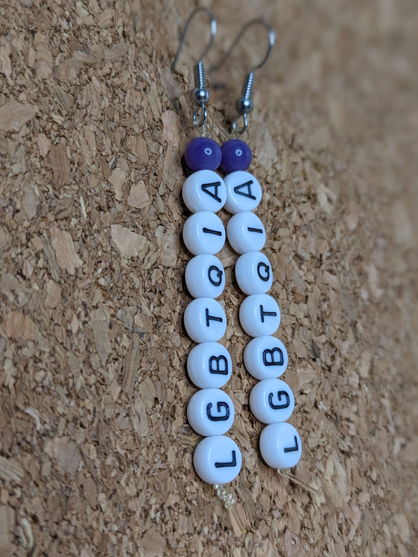 LGBT Bead Earrings - ALL labels/terms available!