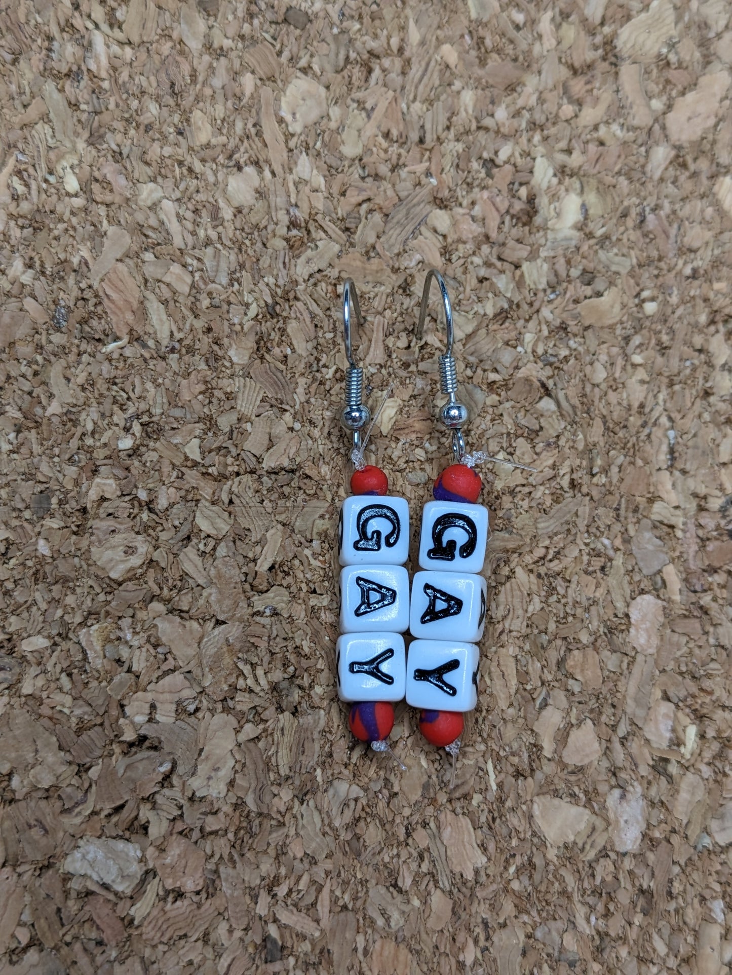 LGBT Bead Earrings - ALL labels/terms available!