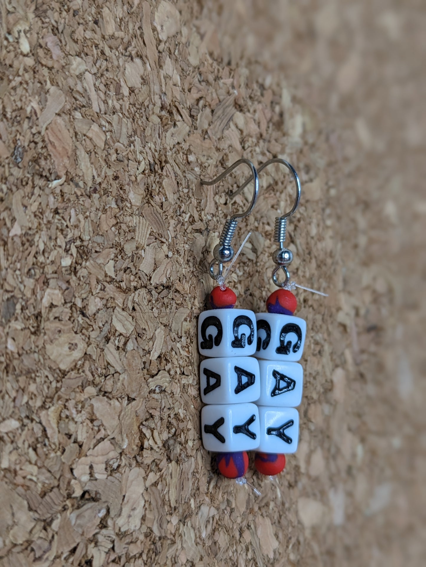 LGBT Bead Earrings - ALL labels/terms available!