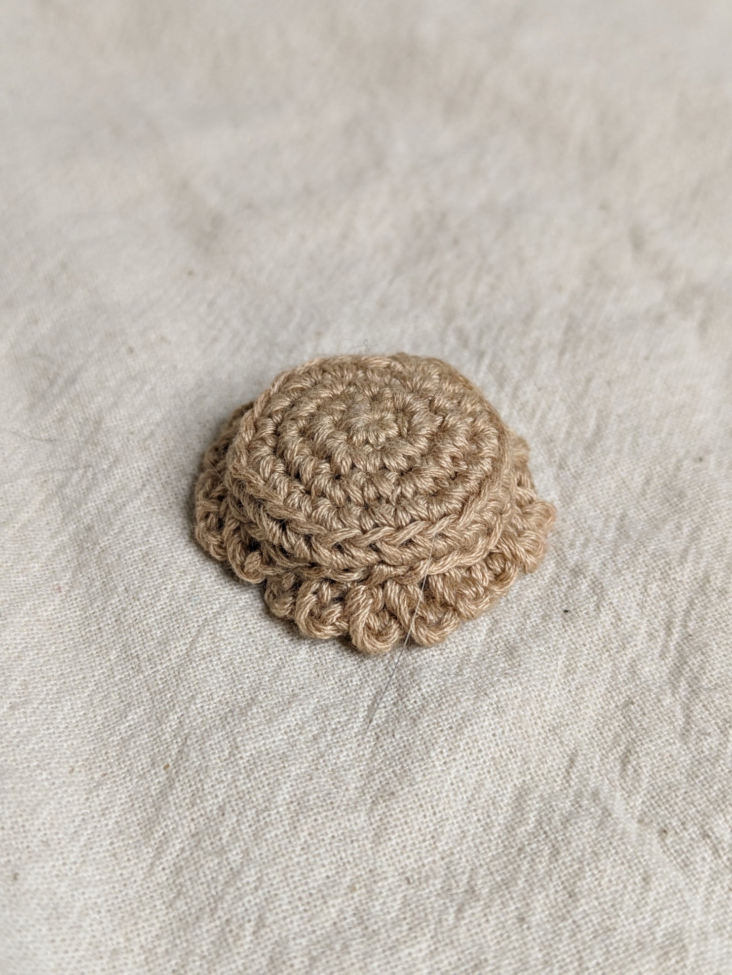 Bottle Cap Pie knick knack - Crocheted by hand