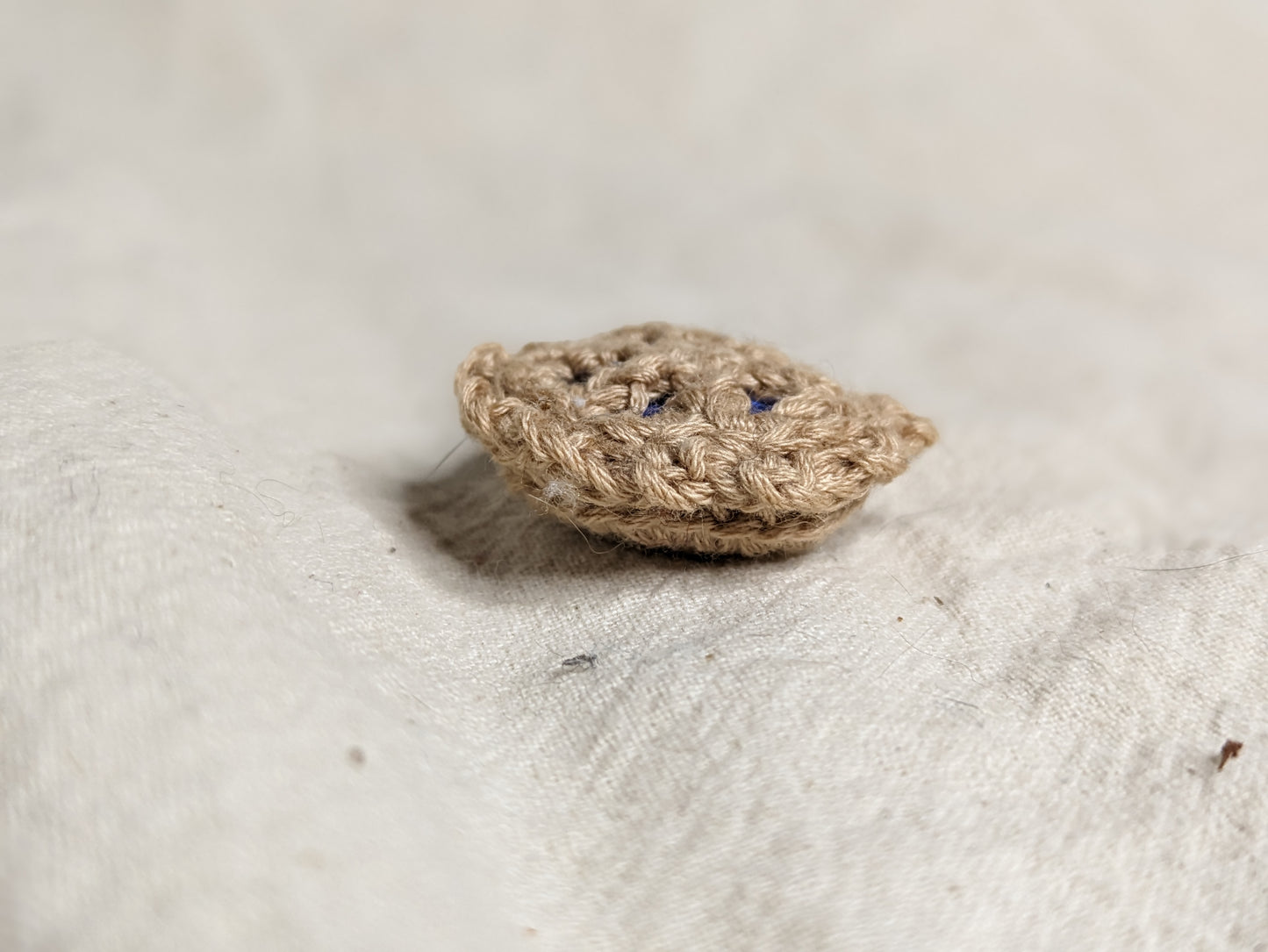 Bottle Cap Pie knick knack - Crocheted by hand